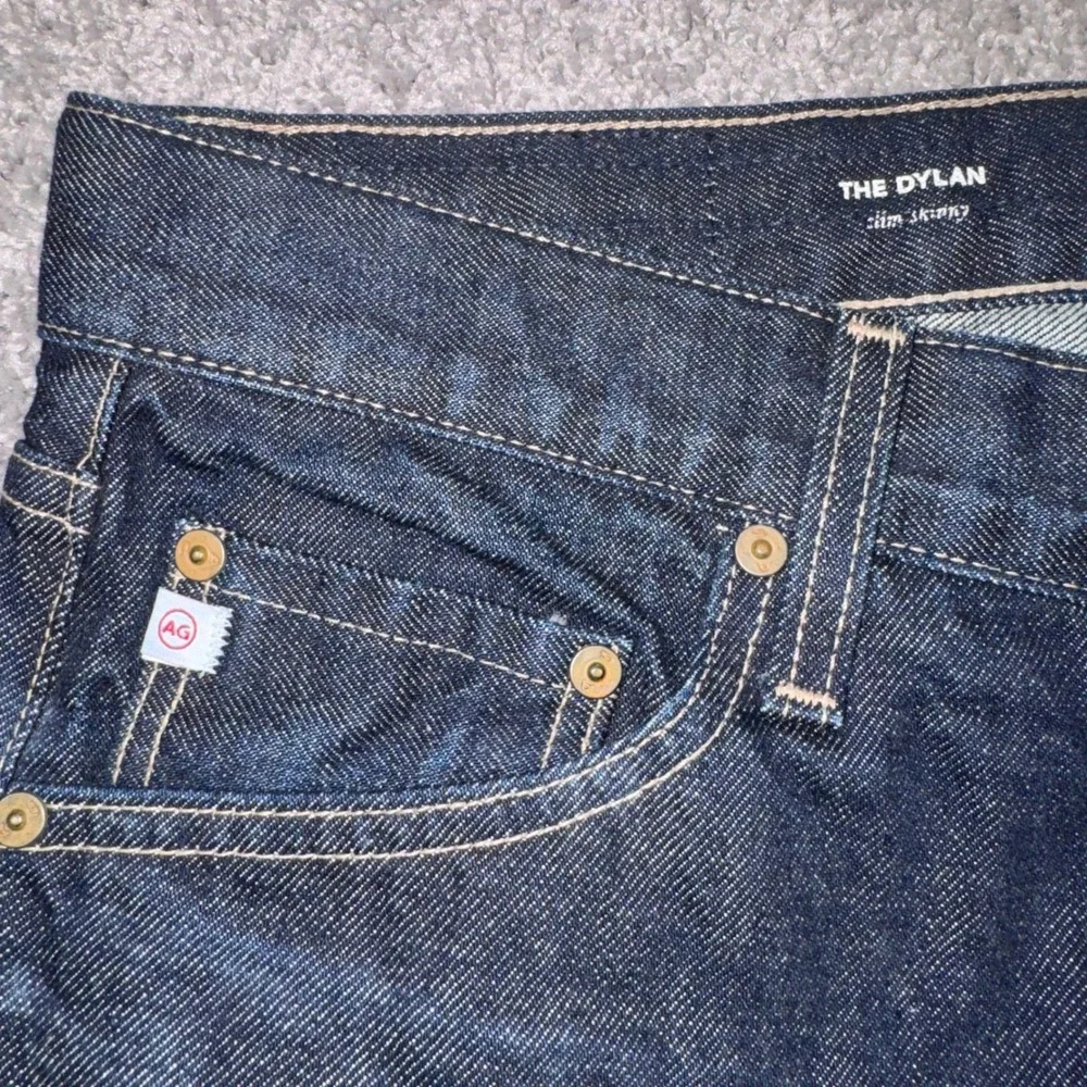 AG Adriano Goldschmied The Dylan Jeans Mens Selvage Slim Skinny Blue 31 NEW